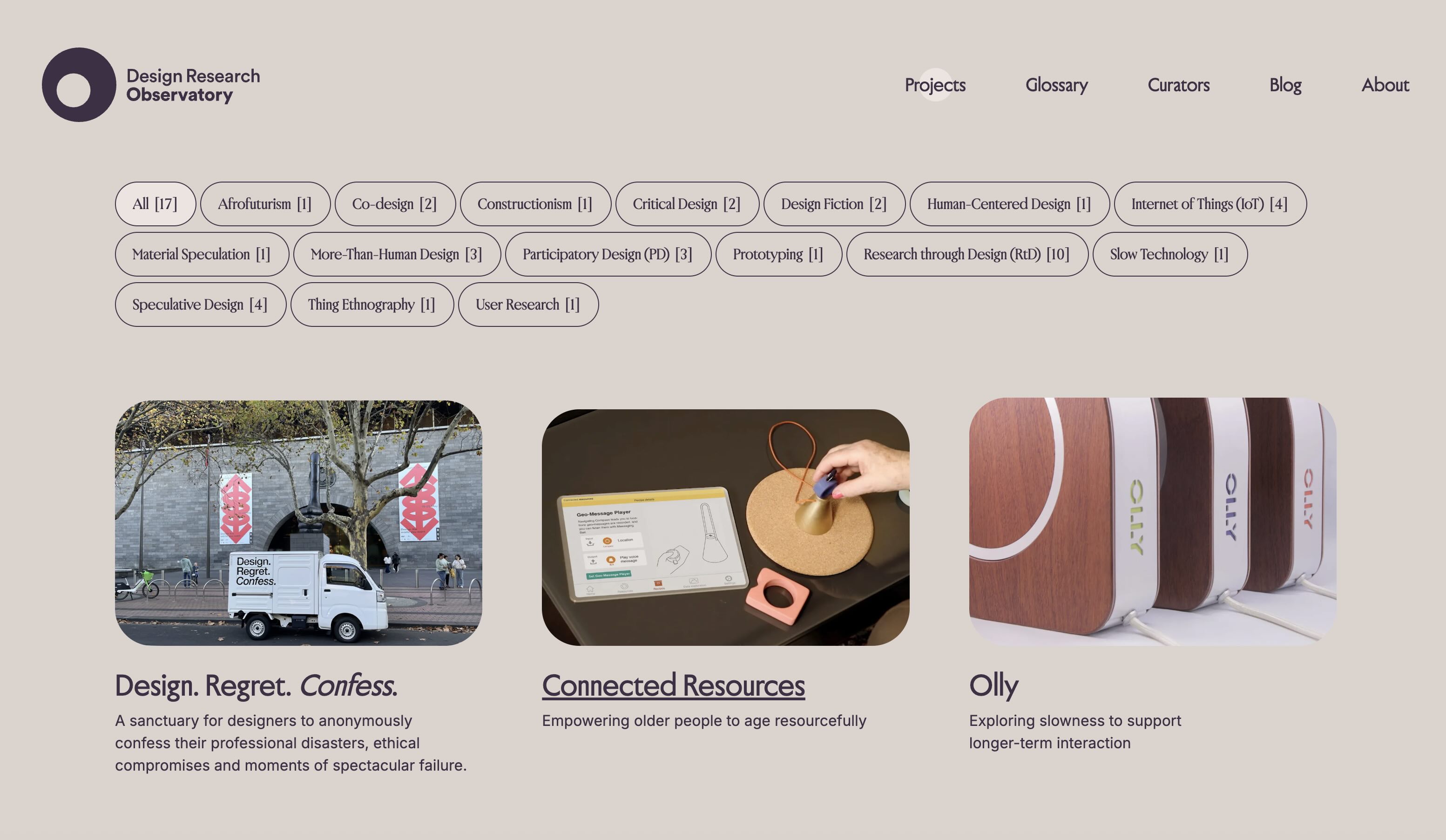 The Design Research Observatory
