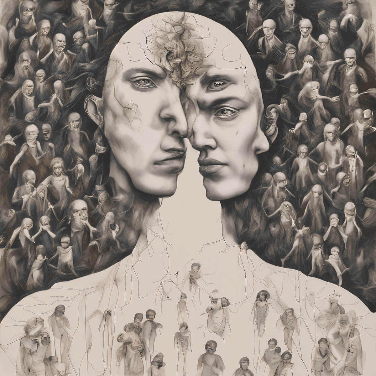 Artwork titled In Two