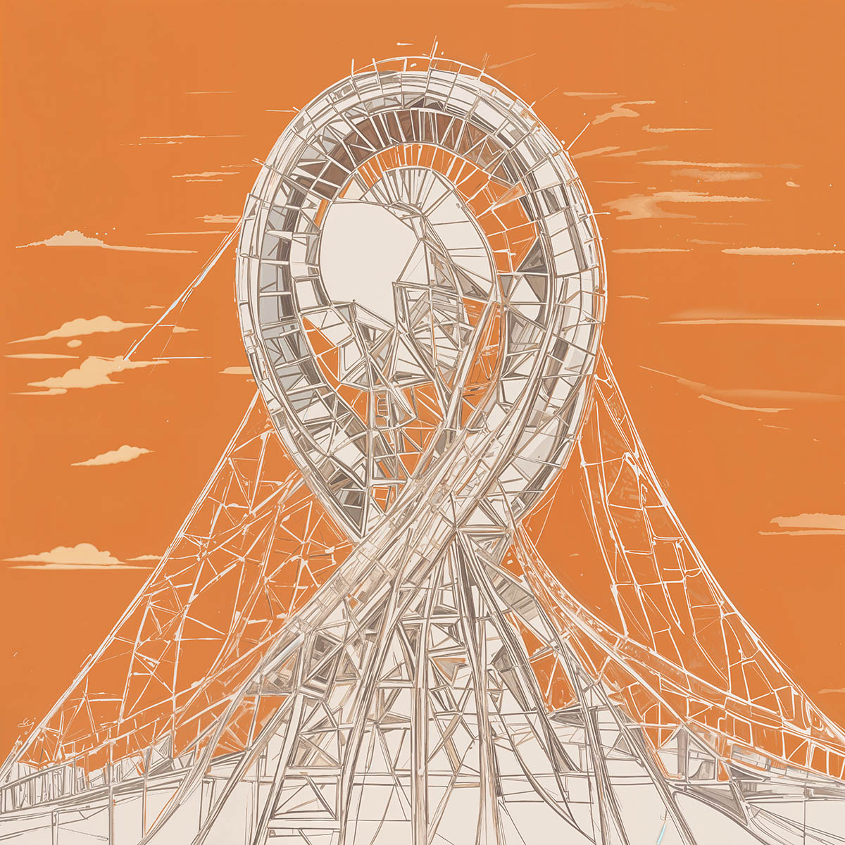 Artwork titled Rollercoaster