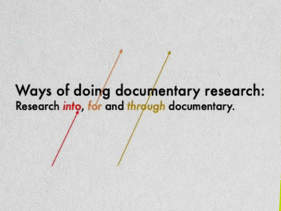 What is Research through Documentary?